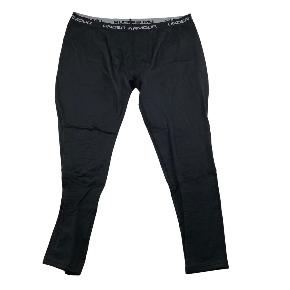Under Armour ColdGear Fitted Base Layer Leggings Mens 3XL Black Thermal Tights